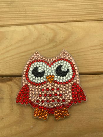 Magnet hibou 🦉 en Diamond painting