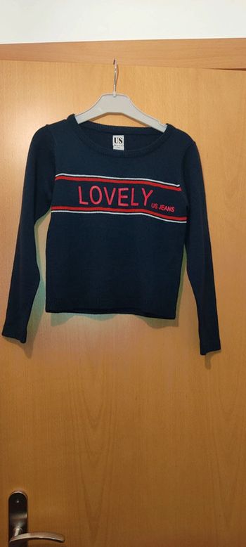 Pull-over bleu foncé Neuf