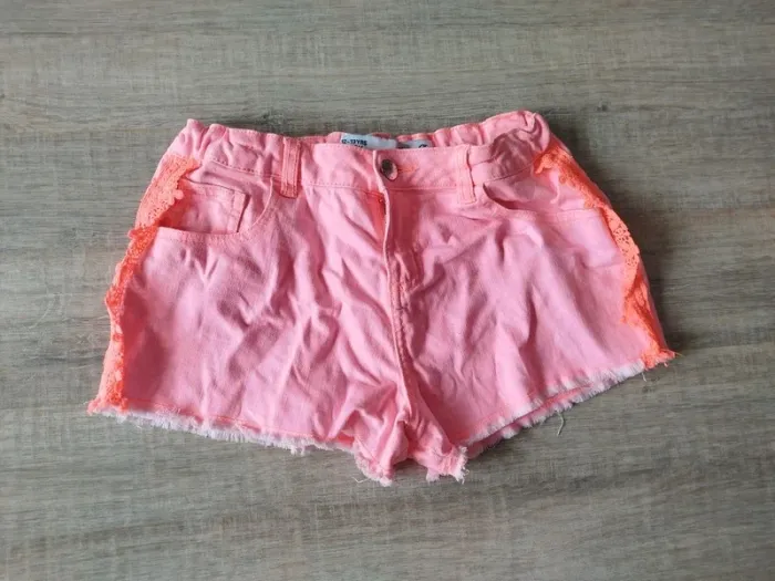 Short en jean rose 12 ans
