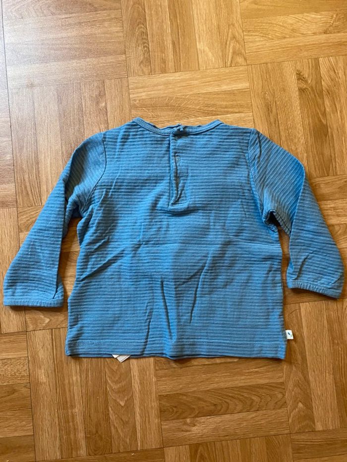 T-shirt manches longues bleu taille 18 mois Sergent Major - photo numéro 3