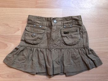 Jolie jupe courte marron H&M T. 2 ans/24 mois/92 cm TBE