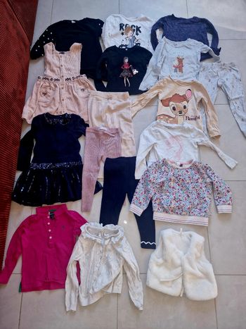 Lot vêtements fille