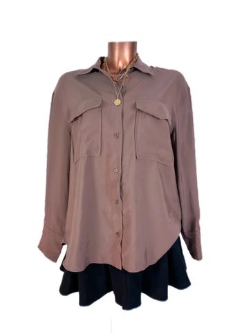 Magnifique chemise marron Zara