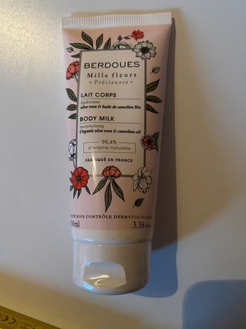 Lait corps Berdoues Mille fleurs Précieuses 100 ml