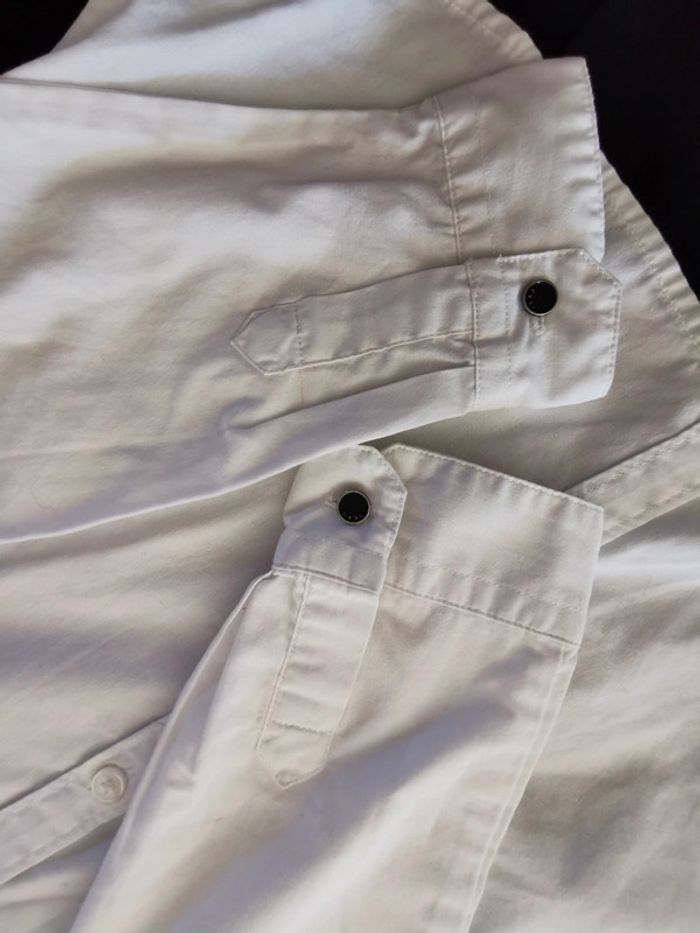 Chemise manches longues blanches 10 ans IKKS - photo numéro 7