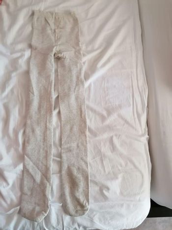 Collant épais hivers blanc cassé/beige
