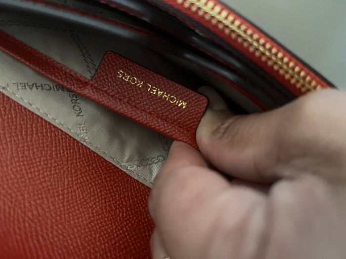 Sac pochette MK terracota - photo numéro 8