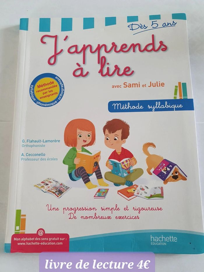 Livre "J'apprends à lire"