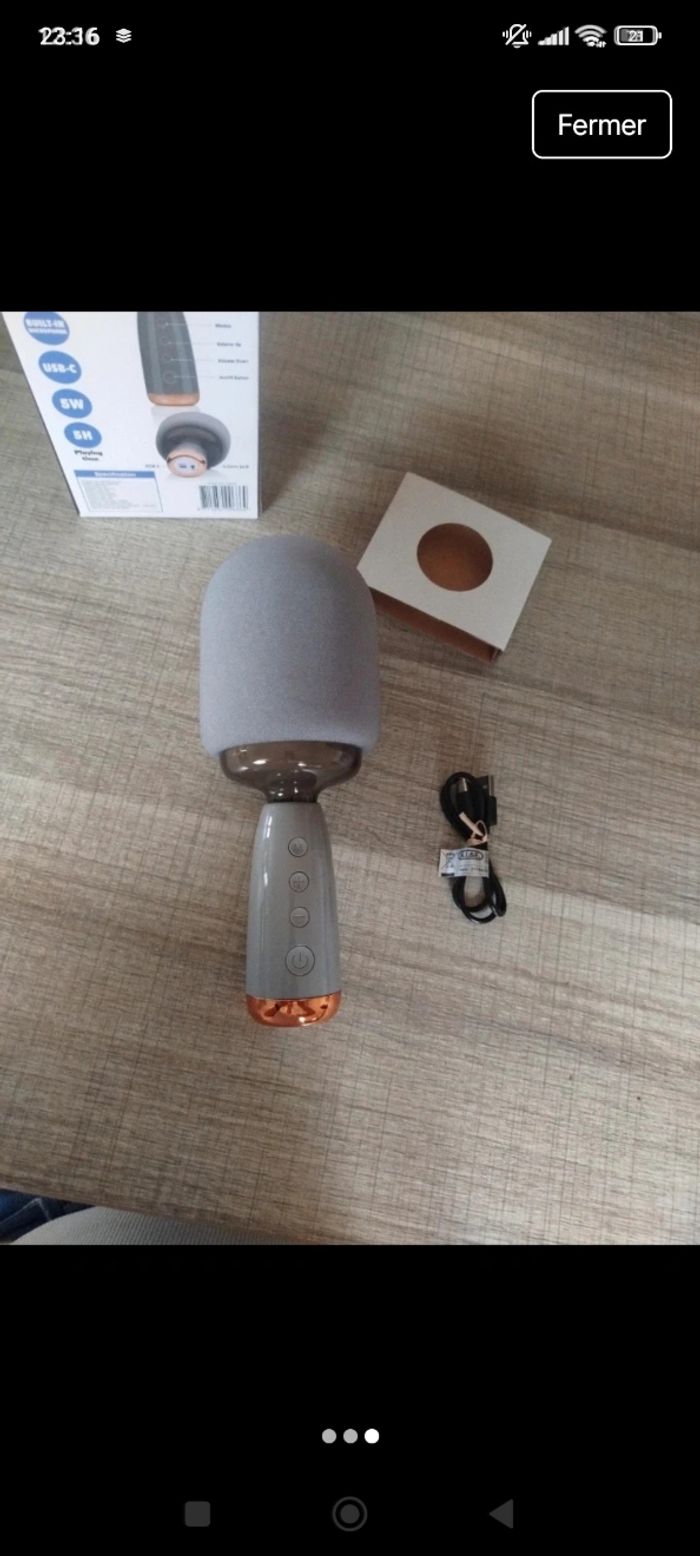 Micro karaoké neuf - photo numéro 3