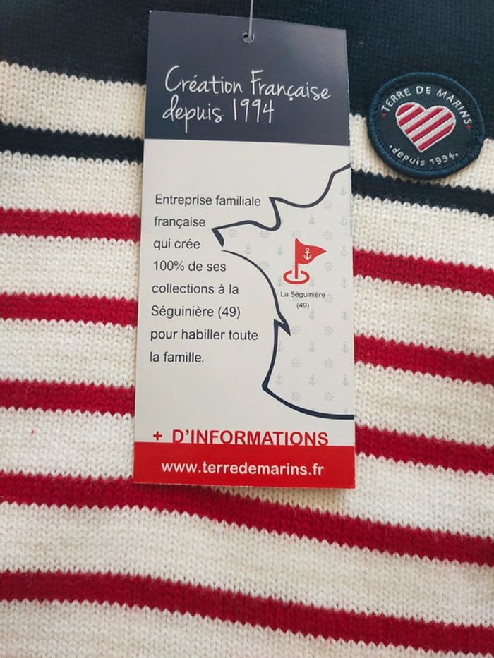 Pull enfant EF en H21 Terres des marins 5 ans - photo numéro 2