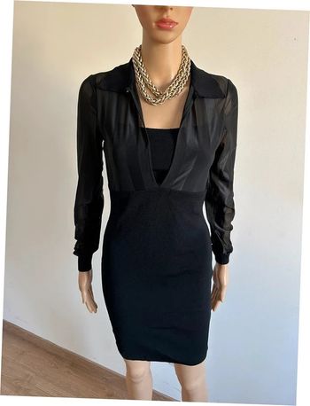 Robe noire à manches longues Morgan taille S jamais portée