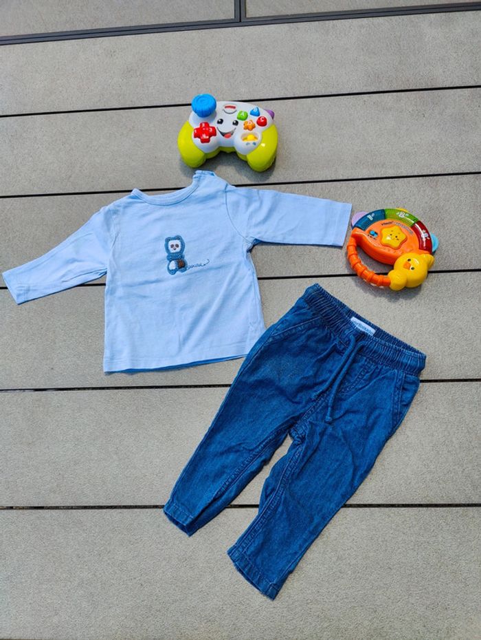 Ensemble garçon 3 mois obaibi - Vertbaudet