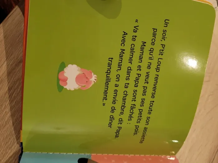 Ptit loup n'aime que les pâtes livre - photo numéro 2