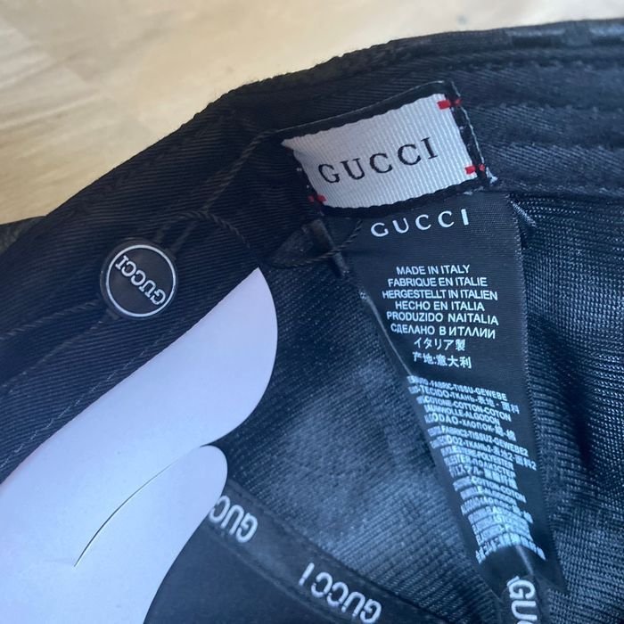 Casquette gucci GG noir - photo numéro 3