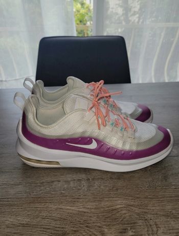 Chaussures Nike Air Max blanche et rose taille 41