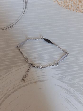 Bracelet plumes bi color