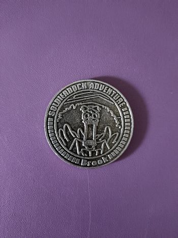 Brook medal Coin One Piece Very Rare Japanese F/S