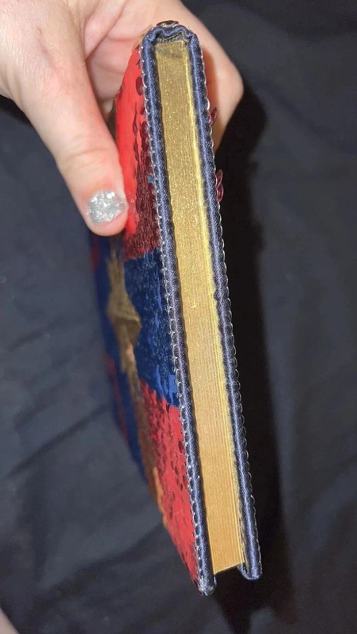 Disney cahier carnet wonder woman sequins - photo numéro 4