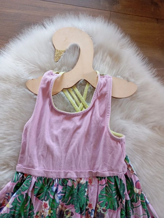 1€ robe Chicco chic été 4 ans imprimé tropical chat - photo numéro 2