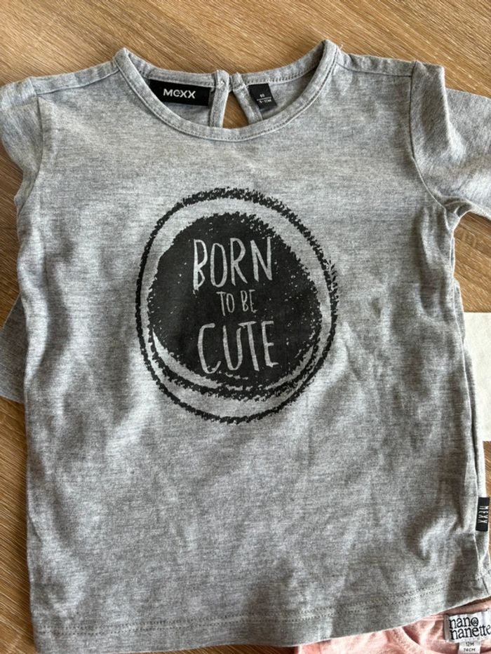 Lot t shirt ML 12 mois - photo numéro 2