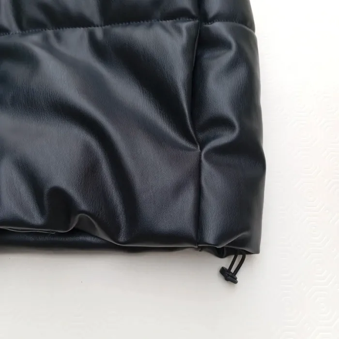 Veste Noire Sans Manches Zara Pour Femme - photo numéro 5