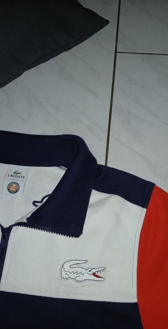 Veste lacoste édition roland garros - photo numéro 6