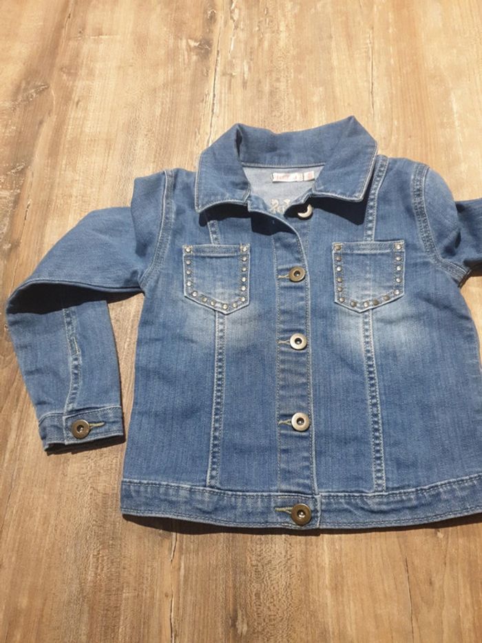 Veste en jean billieblush - photo numéro 4