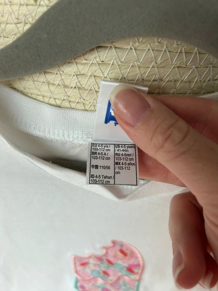 T-shirt fille 5 ans Petit Mistral 🍦 Liberty Betsy - photo numéro 4