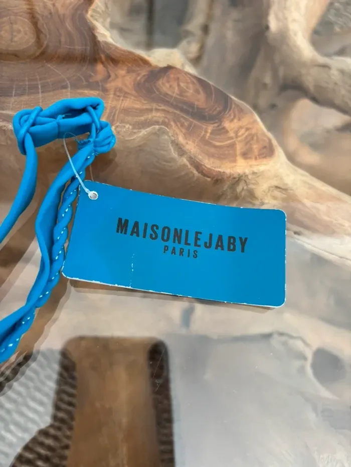 Haut de maillot de bain Maison Lejaby bleu 85D - photo numéro 4