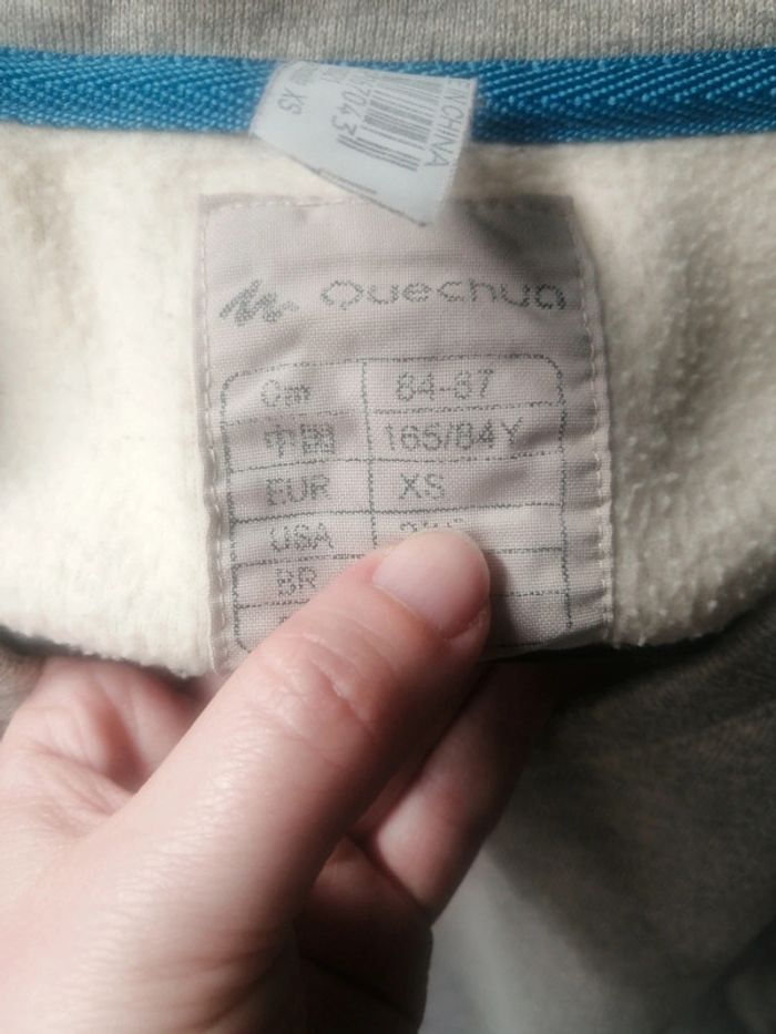 Pull chaud Moucheté gris / crème Taille XS - photo numéro 4