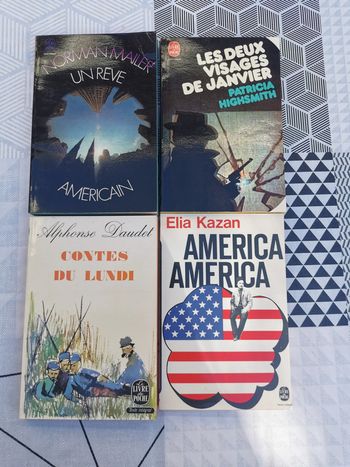 Lot de 4 livres de poche classique et roman