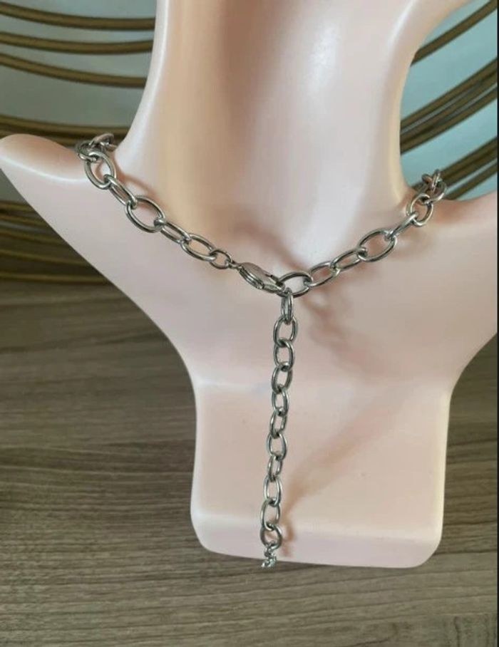 Collier Swarovski strass bleus - photo numéro 6