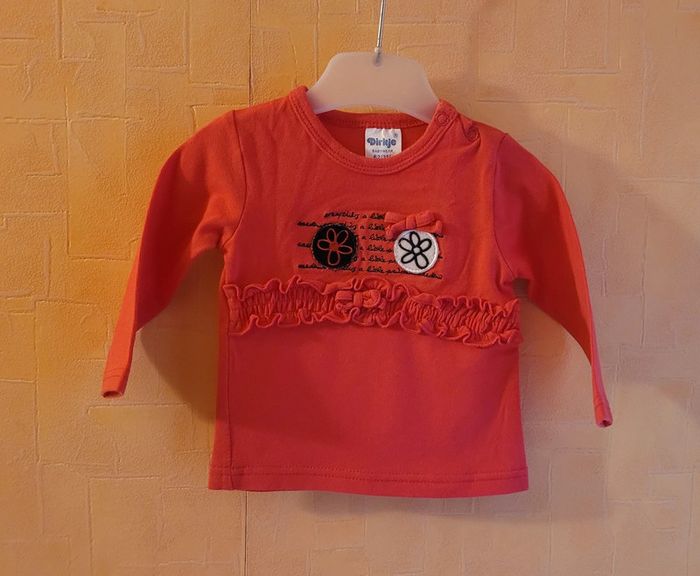 Chemise manches longues bébé fille - photo numéro 2