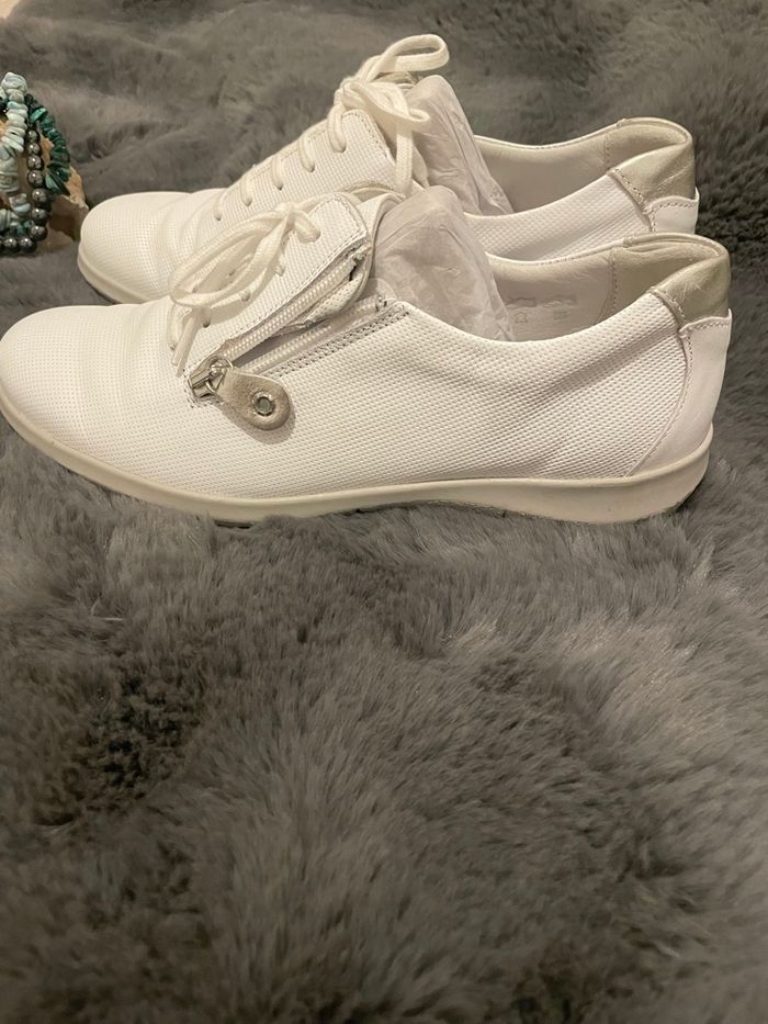 Basket blanche femme marque suave taille 38 - photo numéro 2