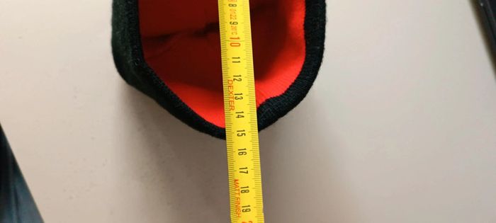 Bonnet wed'ze enfant noir et rouge 13 cm - photo numéro 5