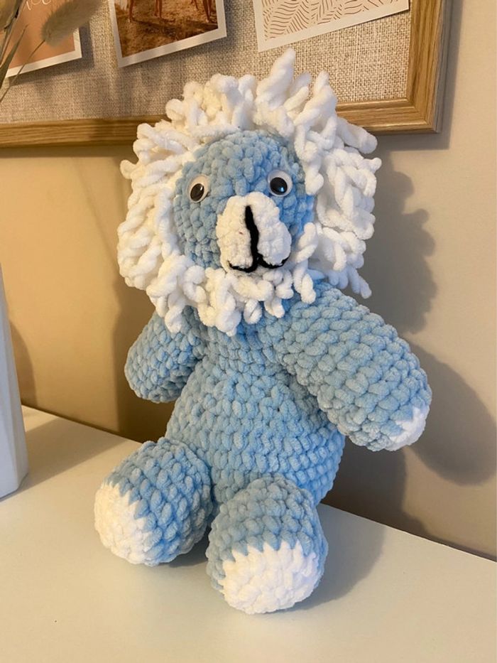Peluche crochet lion - photo numéro 3