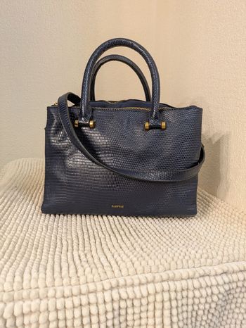 Sac 3 poches cuir et daim Parfois
