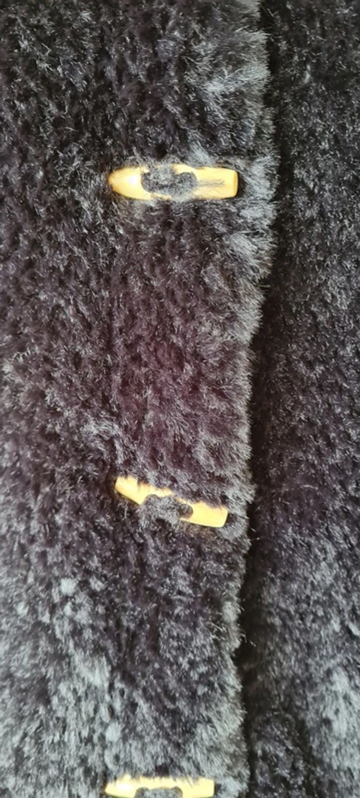 Blouson/doudoune noir fait main - photo numéro 12