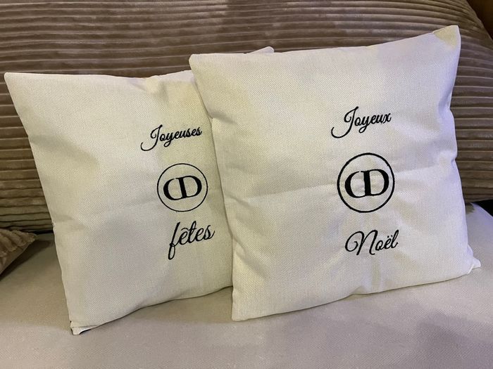 Coussins brodé de Noël - photo numéro 9