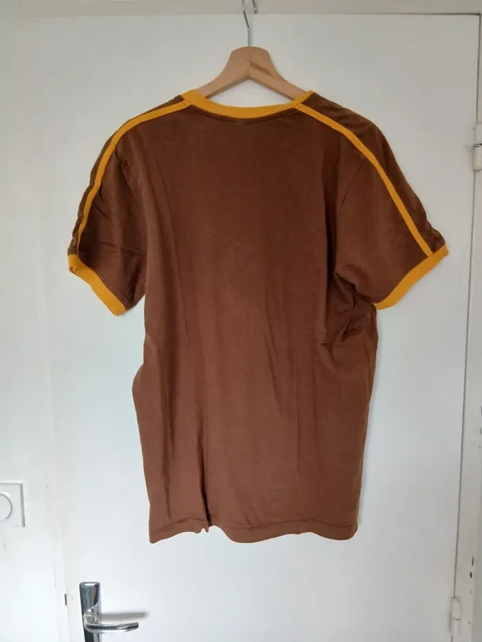 Tee short basket marron et jaune XL - photo numéro 4