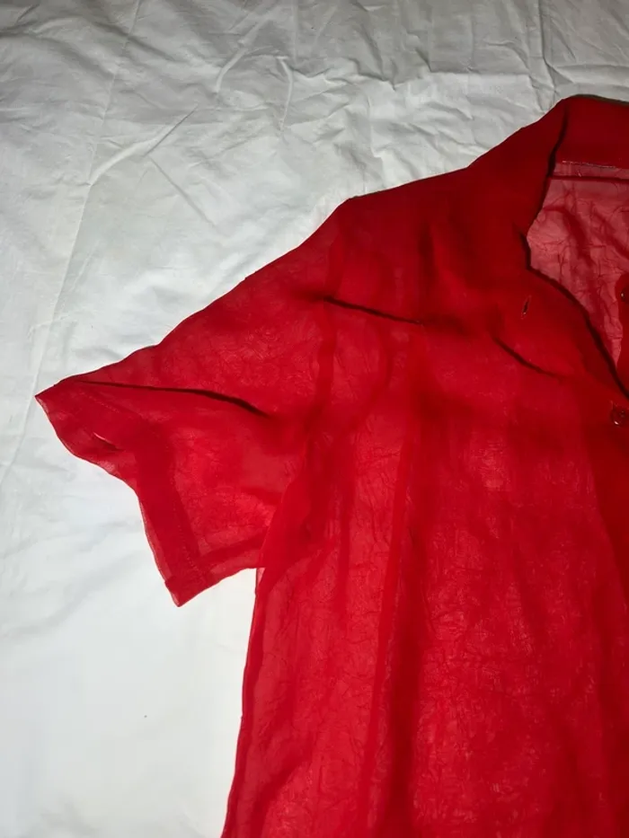 Chemise d’été rouge - photo numéro 6