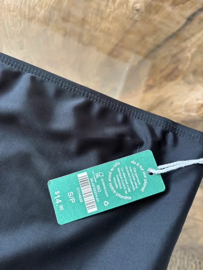 Haut de maillot de bain bandeau noir femme - photo numéro 4