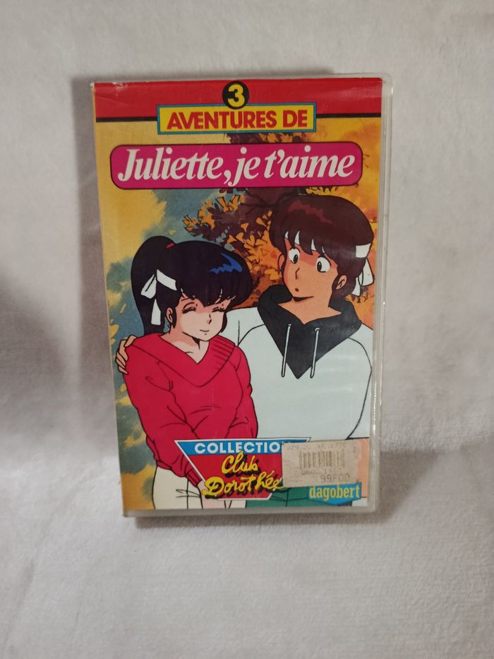 A saisir, cassette VHS  " Juliette je t'aime " ( bien lire svp )