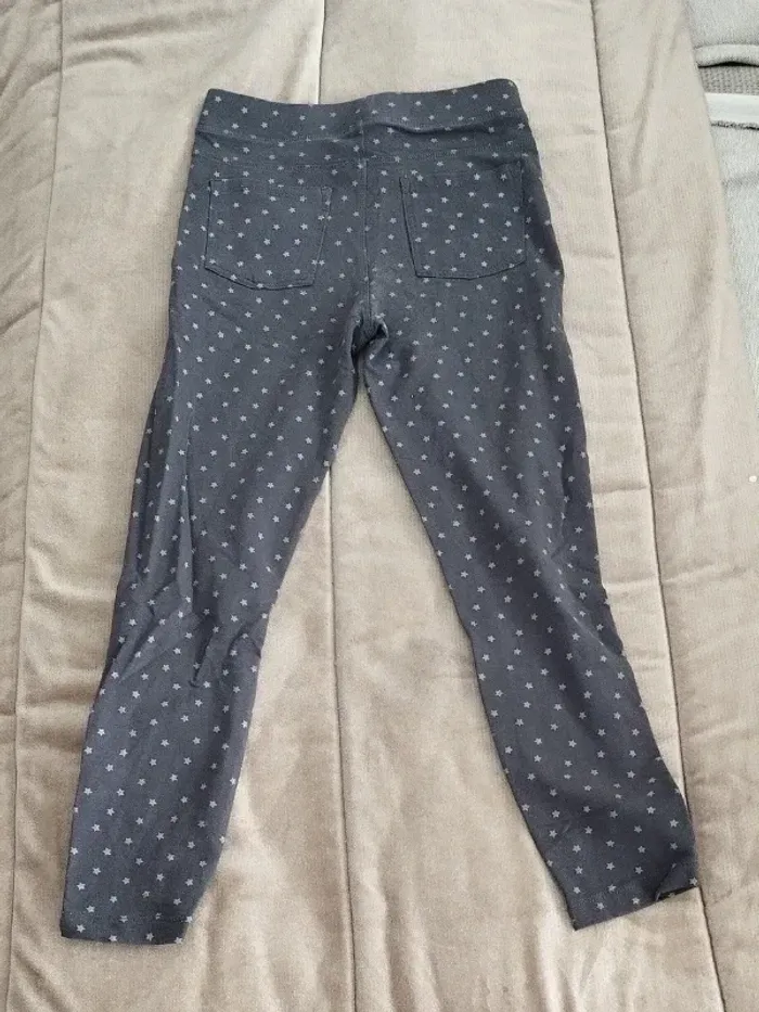 gegging gris motifs étoiles TEX fille 9-10 ans - photo numéro 6