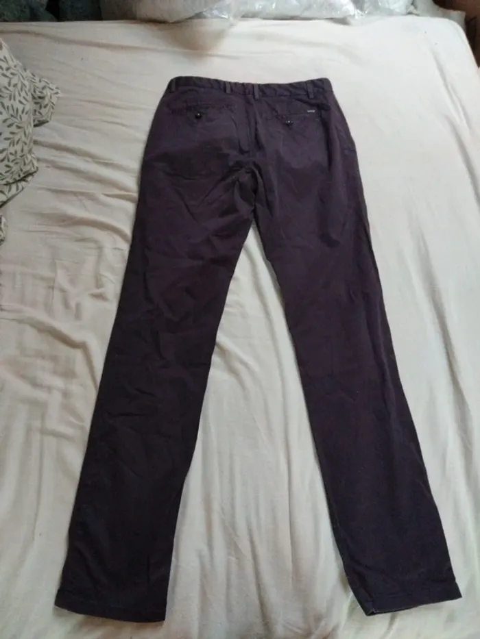 Pantalon violet slim Arice T38 - photo numéro 4