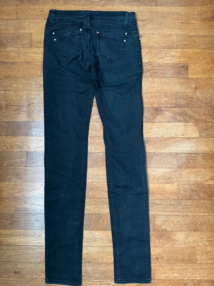 Jean noir taille très basse S - photo numéro 3