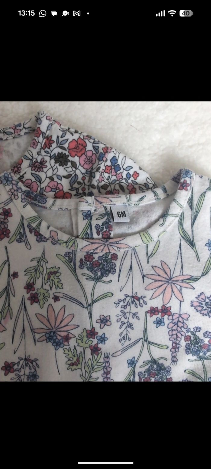 Lot de 2 hauts a fleurs - photo numéro 2