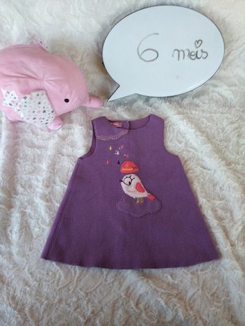Robe Fille 6 mois Oiseau Dpam Cutirobe