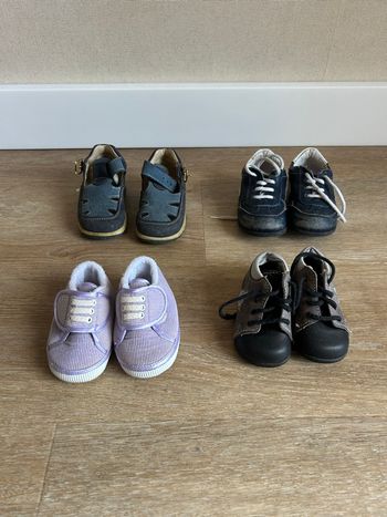 Lot chaussures bébé garçon – pointures 16 à 20 – été & marche