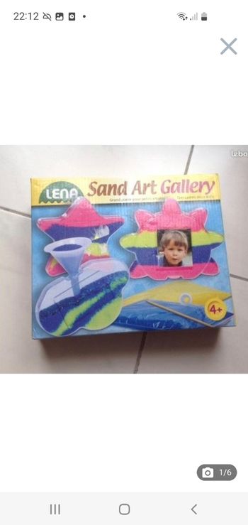 Jeu créatif - Sand art gallery / Cadres en sable